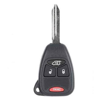 KEYLESS FACTORY KeylessFactory: Chrysler / Jeep / Dodge 2004 - 2016 / 4-Button Remote Head Key Shell / OHT692427AA RHS-CHY-1364